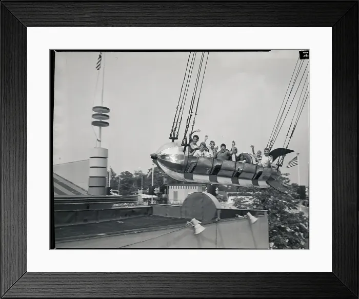 Framed Print : Children on Jet Plane Ride Framed Print : Children on Jet Plane Ride