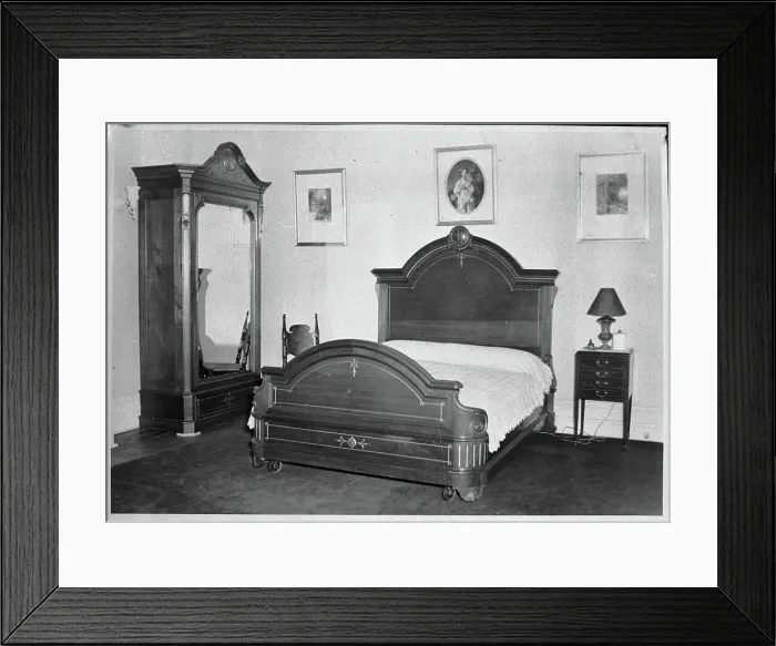 Framed Print : Bedroom Where President Roosevelt was Born Framed Print : Bedroom Where President Roosevelt was Born