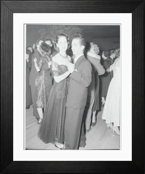 Framed Print : King Peter and Queen Alexandria on the El Morocco Dance Floor Framed Print : King Peter and Queen Alexandria on the El Morocco Dance Floor