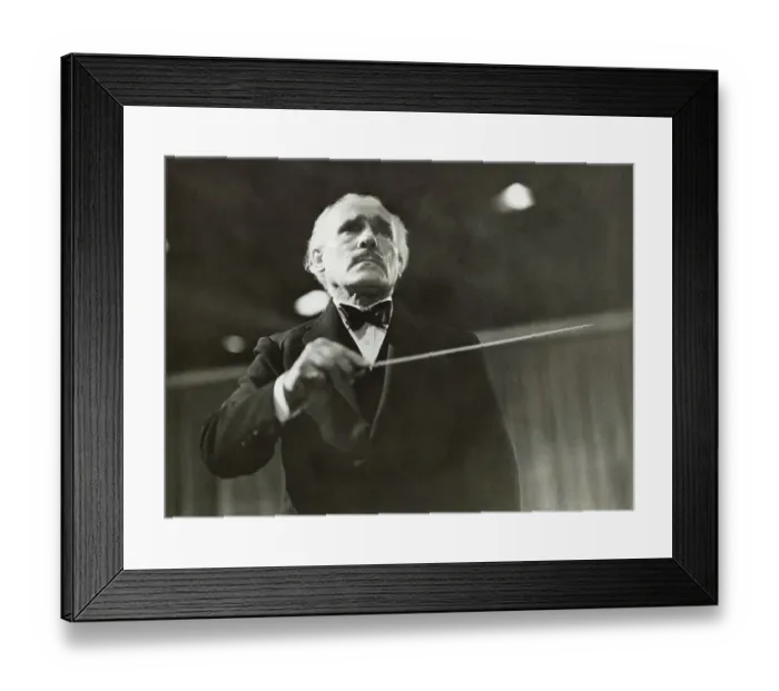 Framed Print : Conductor Arturo Toscanini Directing Orchestra Framed Print : Conductor Arturo Toscanini Directing Orchestra