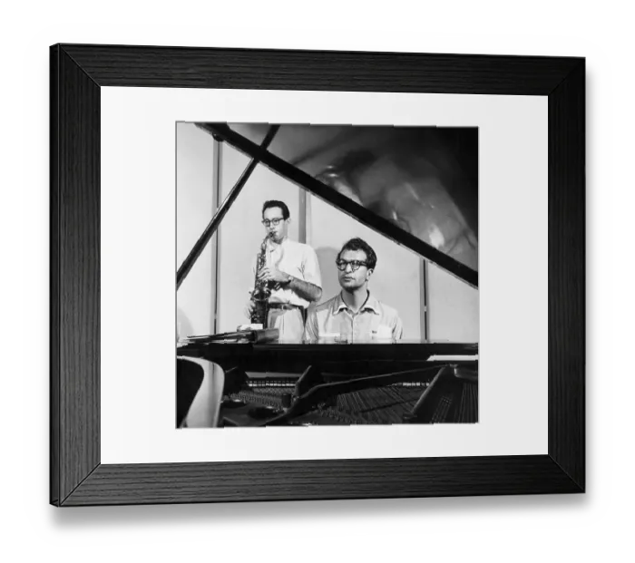 Framed Print : Musicians Dave Brubeck and Paul Desmond Framed Print : Musicians Dave Brubeck and Paul Desmond