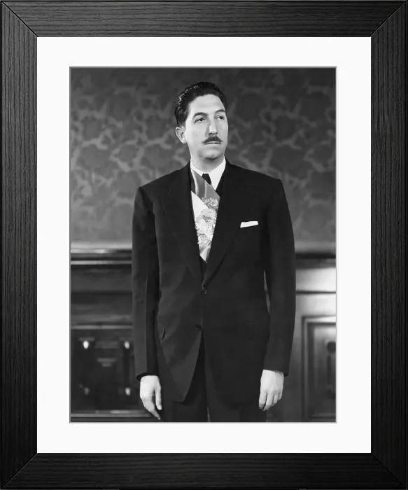 Framed Print : Formal Portrait of President Miguel Aleman Valdes Framed Print : Formal Portrait of President Miguel Aleman Valdes
