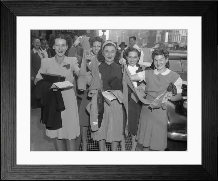 Framed Print : Women by Hosiery Shop Framed Print : Women by Hosiery Shop