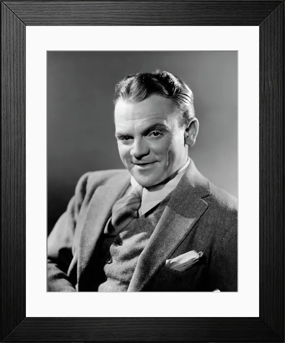 Framed Print : Portrait of James Cagney