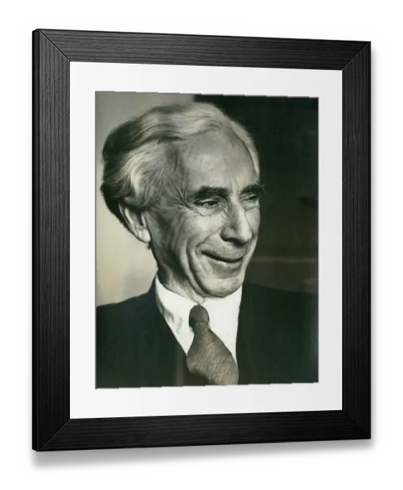 Framed Print : Bertrand Russell Framed Print : Bertrand Russell