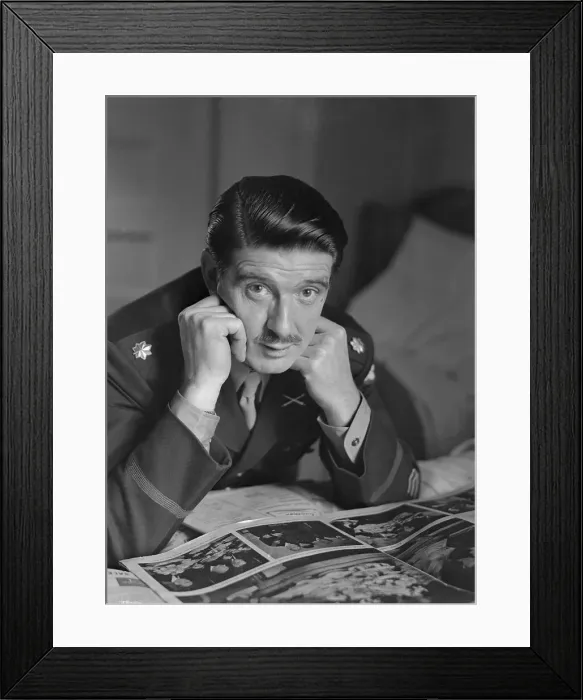 Framed Print : Author Eric Knight with Opened Magazine Framed Print : Author Eric Knight with Opened Magazine