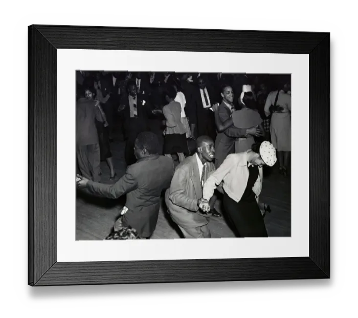 Framed Print : Couples Dancing at Savoy Jazz Club in Harlem