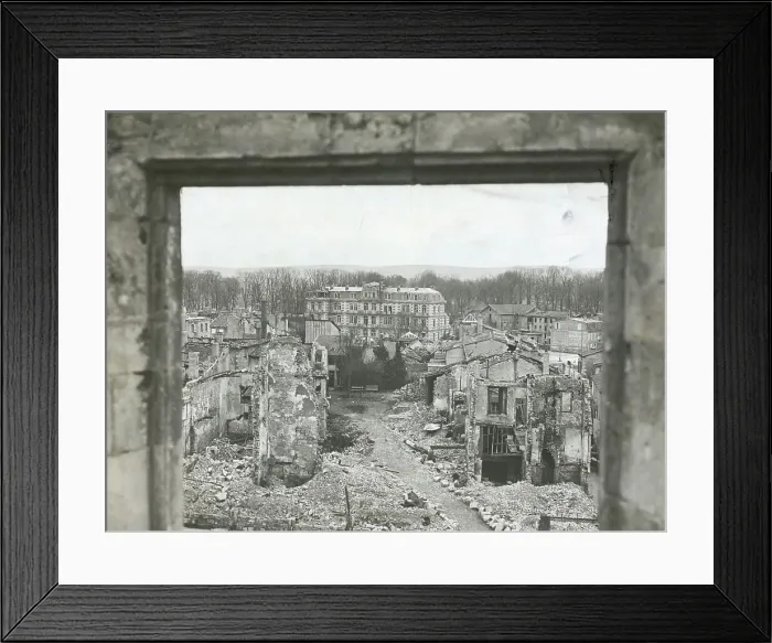 Framed Print : Aftermath of Verdun Battle Framed Print : Aftermath of Verdun Battle