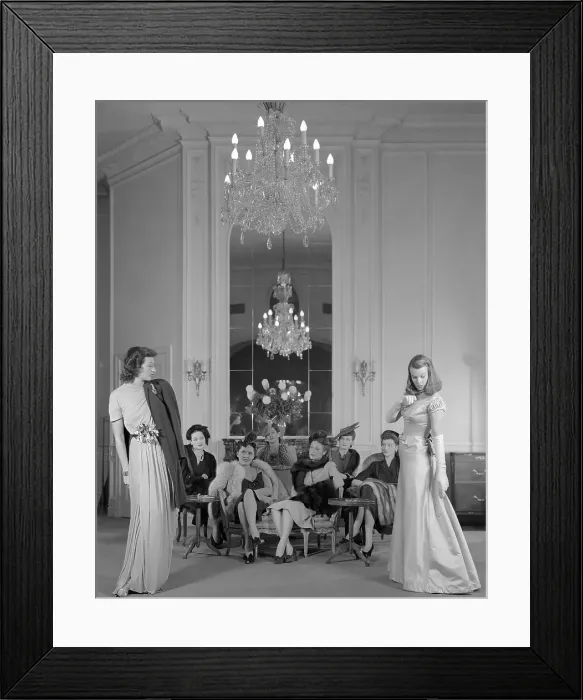 Framed Print : Bergdorf Goodman In-Store Fashion Show Framed Print : Bergdorf Goodman In-Store Fashion Show