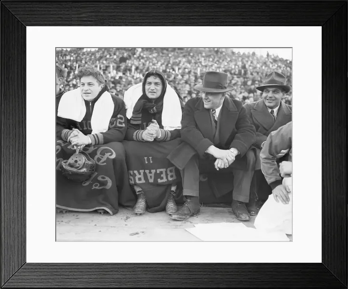Framed Print : Halas, Luckman, Chic.Bears 1940 Framed Print : Halas, Luckman, Chic.Bears 1940
