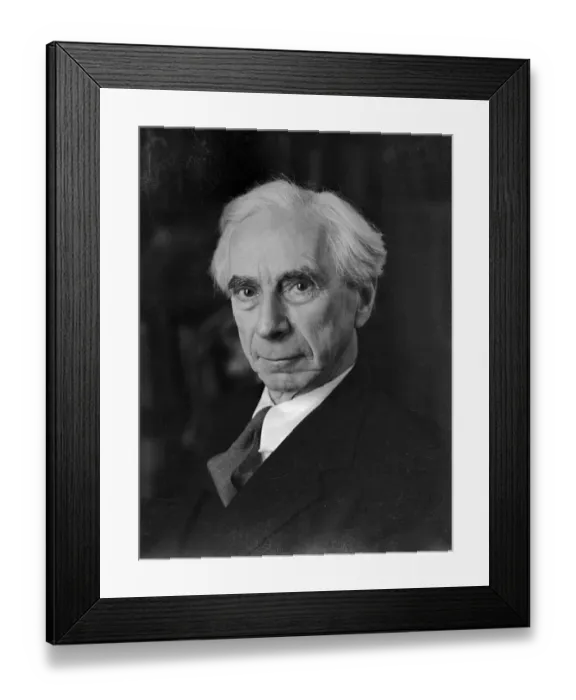Framed Print : Mathematician and Philosopher Bertrand Russell Framed Print : Mathematician and Philosopher Bertrand Russell
