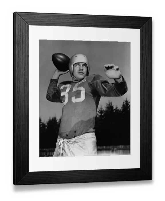 Framed Print : Detroit Lions Player Bill Dudley Framed Print : Detroit Lions Player Bill Dudley