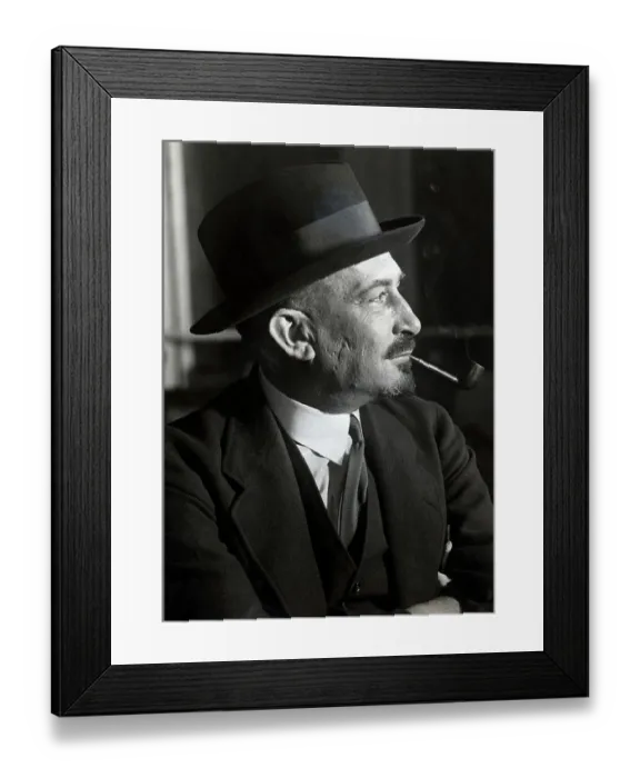 Framed Print : Dr. Chaim Weizman Smoking A Pipe Framed Print : Dr. Chaim Weizman Smoking A Pipe