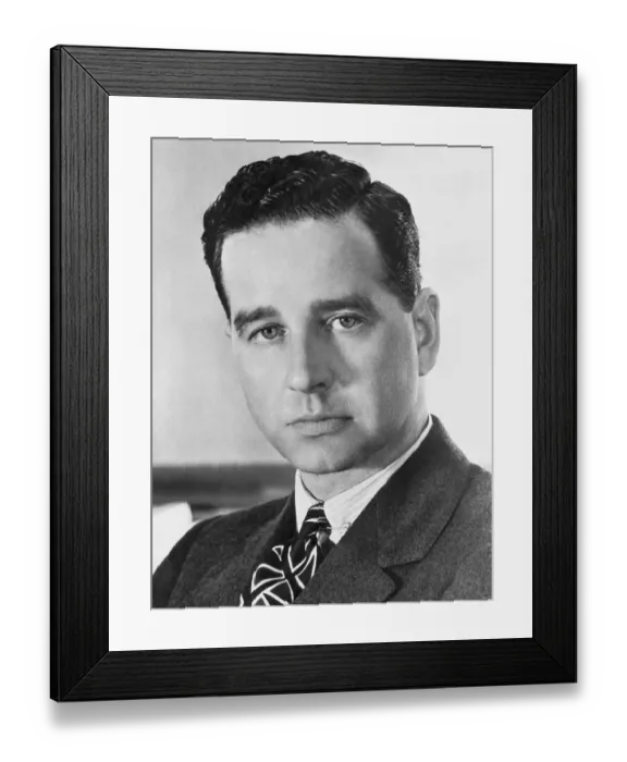 Framed Print : Portrait of Cornelius Vanderbilt Whitney Framed Print : Portrait of Cornelius Vanderbilt Whitney