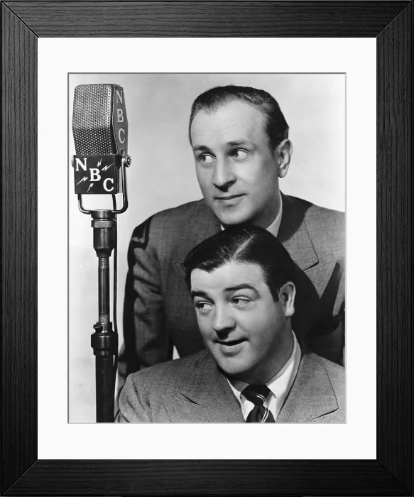 Framed Print : Publicity Photo of Abbott and Costello Framed Print : Publicity Photo of Abbott and Costello