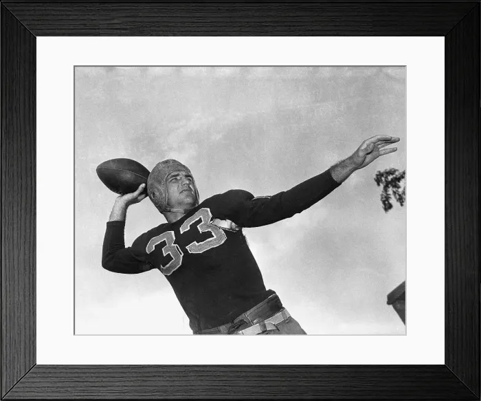 Framed Print : Washington Redskins Sammy Baugh Framed Print : Washington Redskins Sammy Baugh