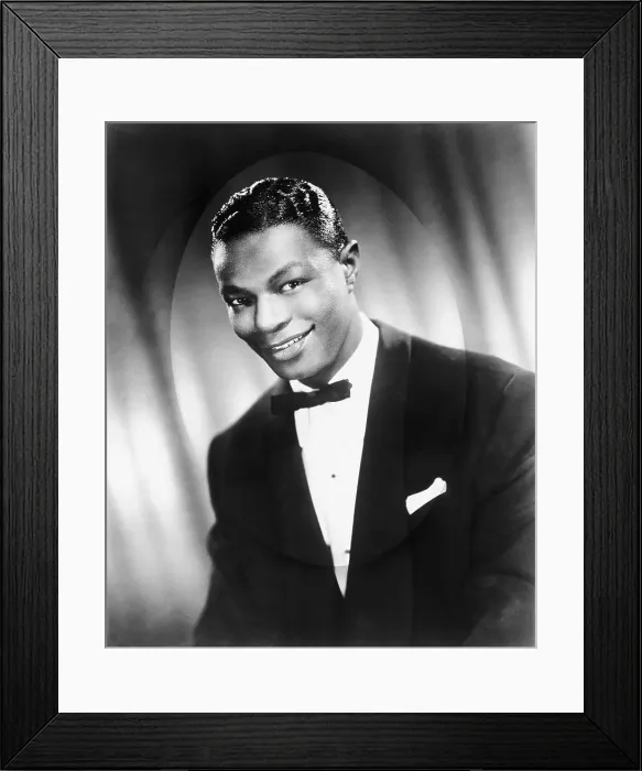 Framed Print : Singer Nat King Cole Framed Print : Singer Nat King Cole