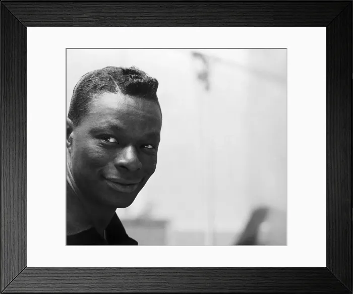 Framed Print : American Singer Nat King Cole Framed Print : American Singer Nat King Cole