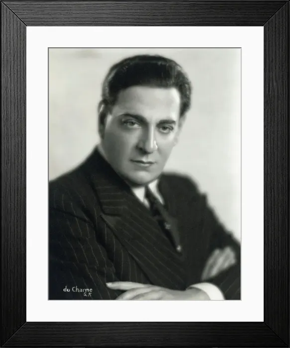 Framed Print : Opera Singer Tito Schipa Framed Print : Opera Singer Tito Schipa