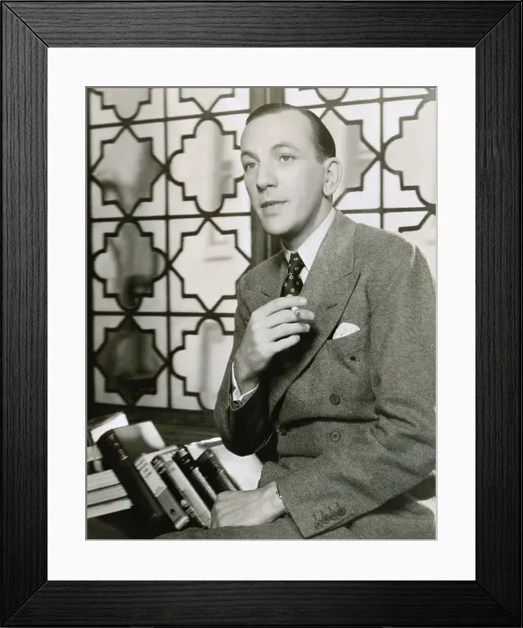 Framed Print : Neil Coward Posing by Window Framed Print : Neil Coward Posing by Window