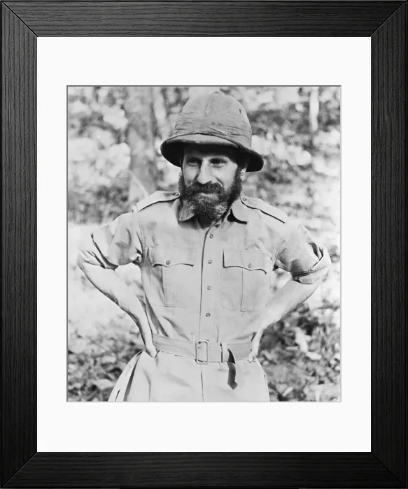 Framed Print : Orde Wingate, Leader of the Chindits Framed Print : Orde Wingate, Leader of the Chindits
