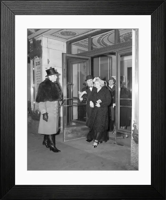 Framed Print : Doorman at the Diamond Horseshoe
