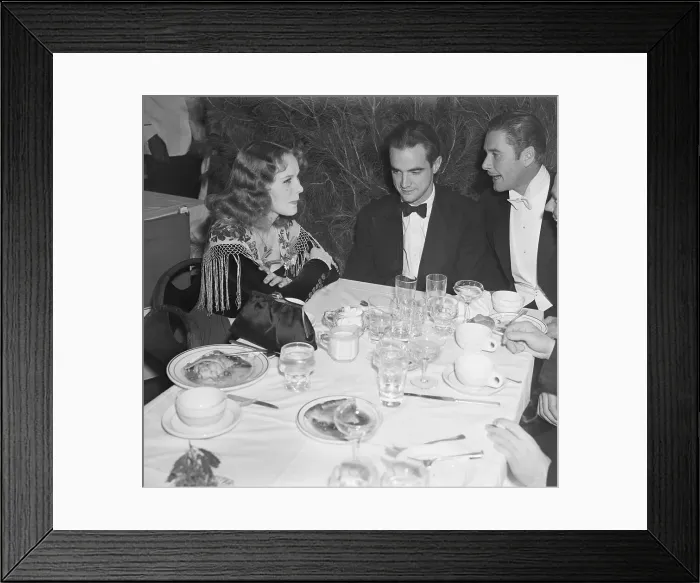 Framed Print : Movie Star Christmas Charity Party Framed Print : Movie Star Christmas Charity Party