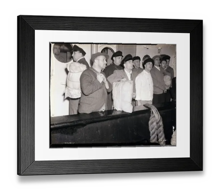 Framed Print : Stranded German Sailors of Columbus Ship Framed Print : Stranded German Sailors of Columbus Ship