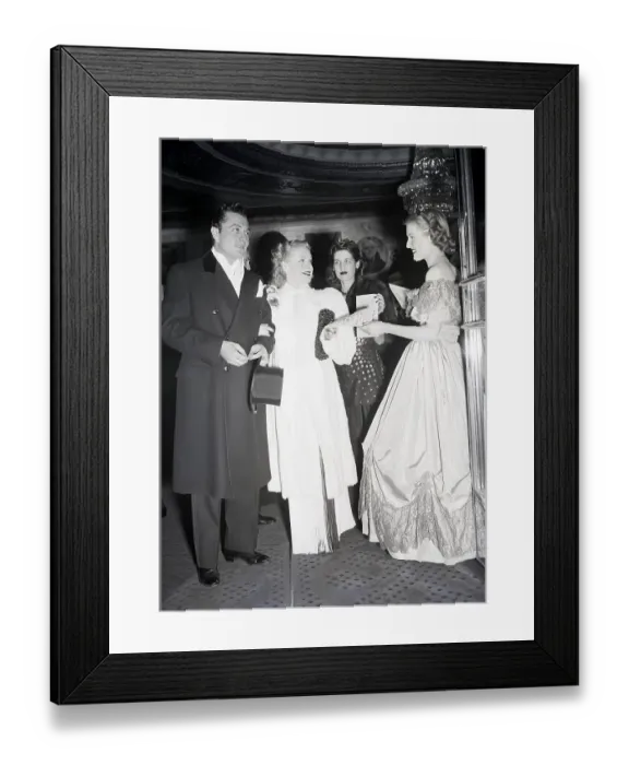 Framed Print : Tony Martin, Alice Faye, Full Length
