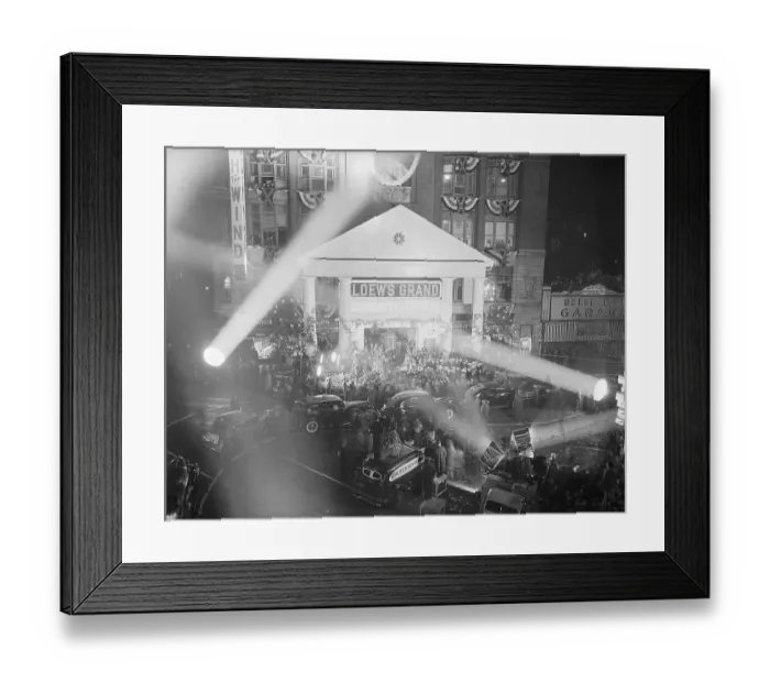 Framed Print : The Premier of Gone with the Wind Framed Print : The Premier of Gone with the Wind