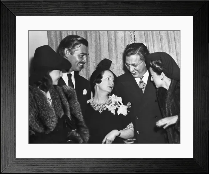 Framed Print : Margaret Mitchell With Cast of Gone With the Wind Framed Print : Margaret Mitchell With Cast of Gone With the Wind