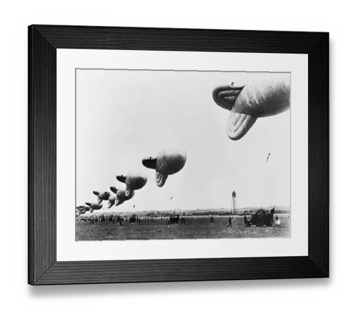 Framed Print : Balloon Barrage Framed Print : Balloon Barrage