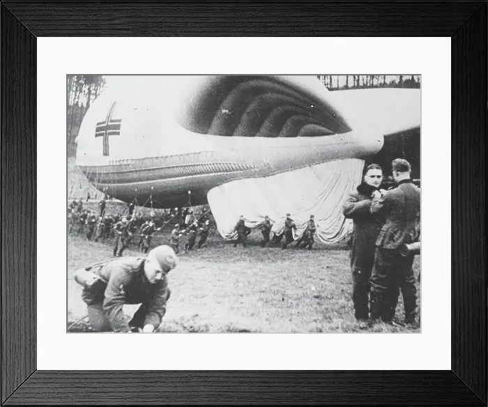 Framed Print : WWII Airship Framed Print : WWII Airship