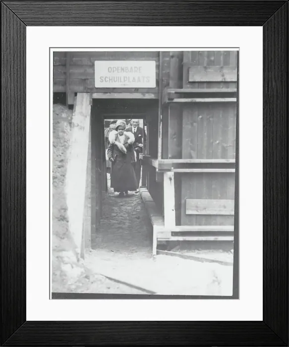 Framed Print : Queen Wilhelmina in the Bomb-Proof Shelter Framed Print : Queen Wilhelmina in the Bomb-Proof Shelter