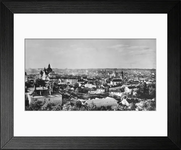 Framed Print : Aerial View of Vilna Framed Print : Aerial View of Vilna