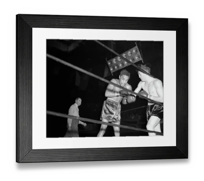 Framed Print : Henry Armstrong Ducking Right Hook Framed Print : Henry Armstrong Ducking Right Hook