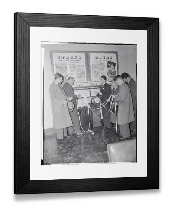 Framed Print : Visitors Attending Stock Exchange Display Framed Print : Visitors Attending Stock Exchange Display