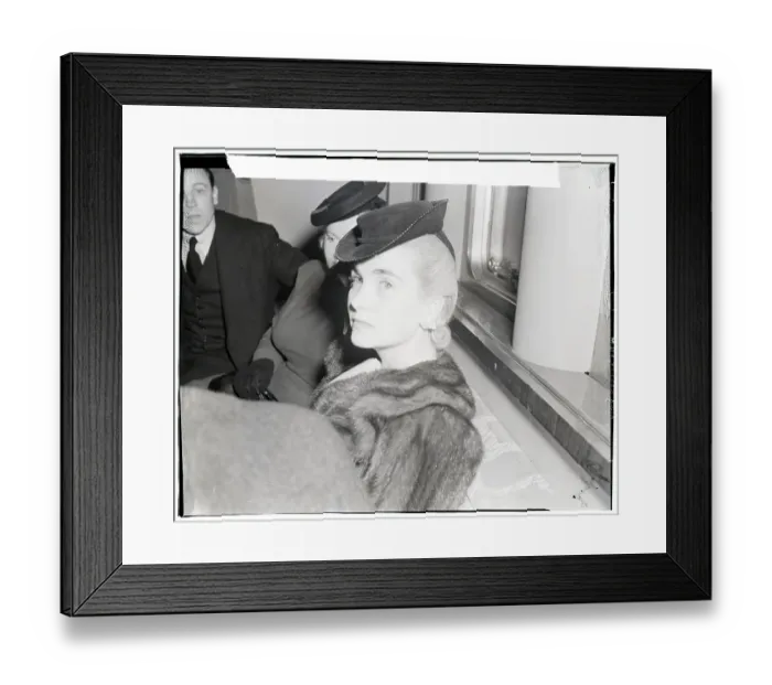 Framed Print : Heiress Arriving in New York Framed Print : Heiress Arriving in New York