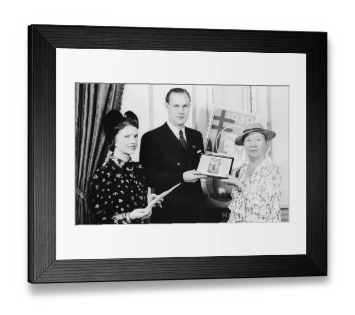 Framed Print : Creator of tuberculosis seal Framed Print : Creator of tuberculosis seal