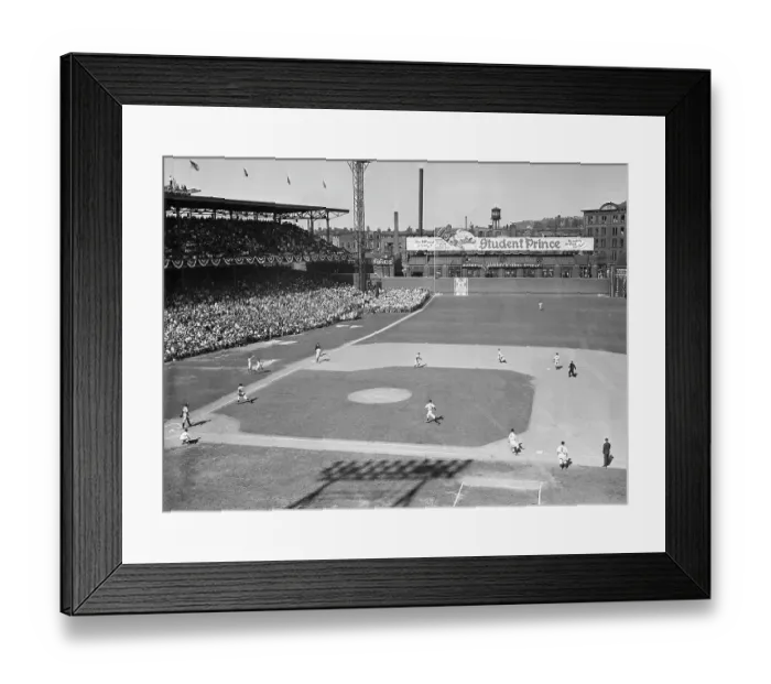 Framed Print : Basebal Player Rounds Third, Heads Home Framed Print : Basebal Player Rounds Third, Heads Home