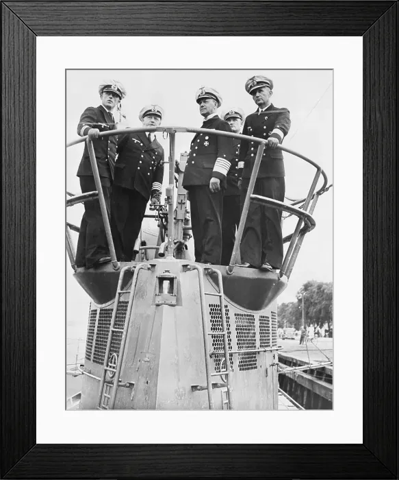 Framed Print : Erich Raeder In Submarine Conning Tower Framed Print : Erich Raeder In Submarine Conning Tower