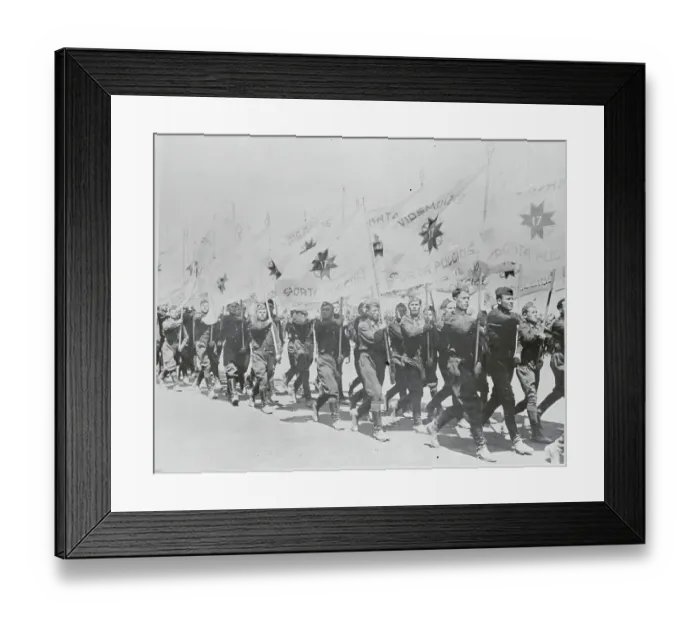 Framed Print : Latvian Military Marching Framed Print : Latvian Military Marching