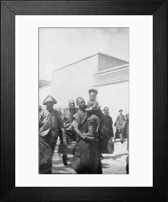 Framed Print : Young Dalai Lama Being Taken to Lhasa Framed Print : Young Dalai Lama Being Taken to Lhasa