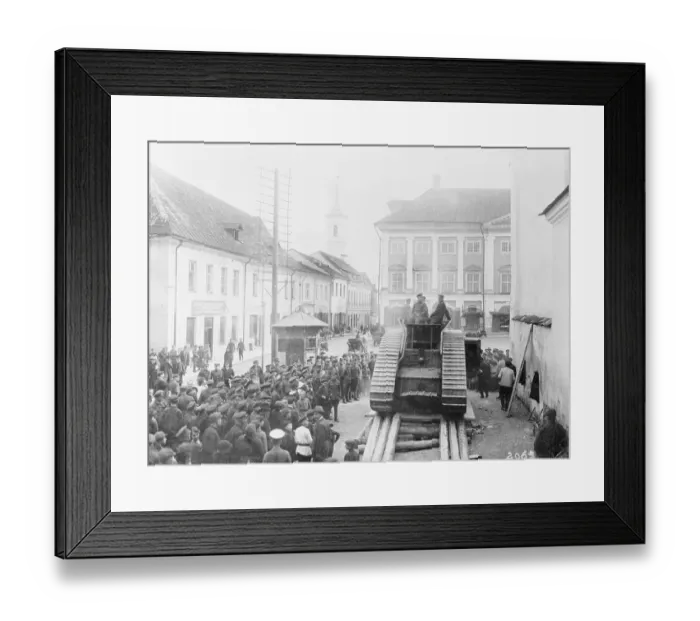 Framed Print : Estonian Army Congregating Framed Print : Estonian Army Congregating