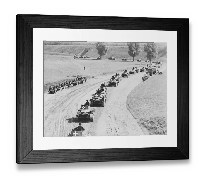 Framed Print : German Invasion of Poland Framed Print : German Invasion of Poland