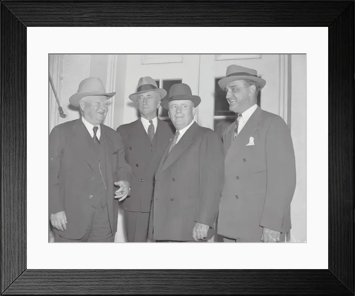 Framed Print : John Garner and Senators Framed Print : John Garner and Senators
