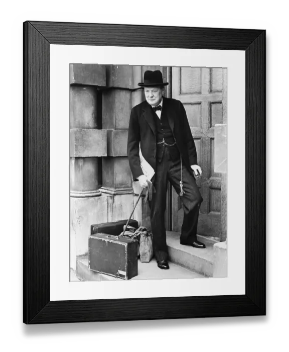 Framed Print : Winston Churchill Re-Appointed First Lord of the Admiralty Framed Print : Winston Churchill Re-Appointed First Lord of the Admiralty