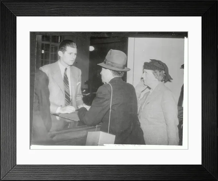Framed Print : Joseph P. Kennedy Jr. Helping Americans at Embassy Framed Print : Joseph P. Kennedy Jr. Helping Americans at Embassy