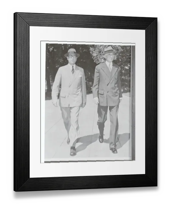 Framed Print : Bernard M. Baruch and Son Framed Print : Bernard M. Baruch and Son