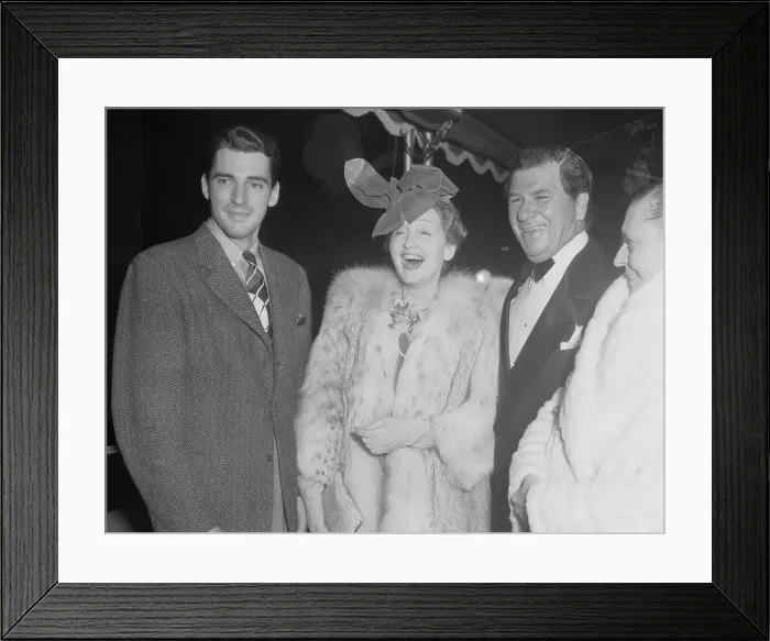 Framed Print : Mr. and Mrs. Bancroft with Mr. and Mrs. Hopper Framed Print : Mr. and Mrs. Bancroft with Mr. and Mrs. Hopper